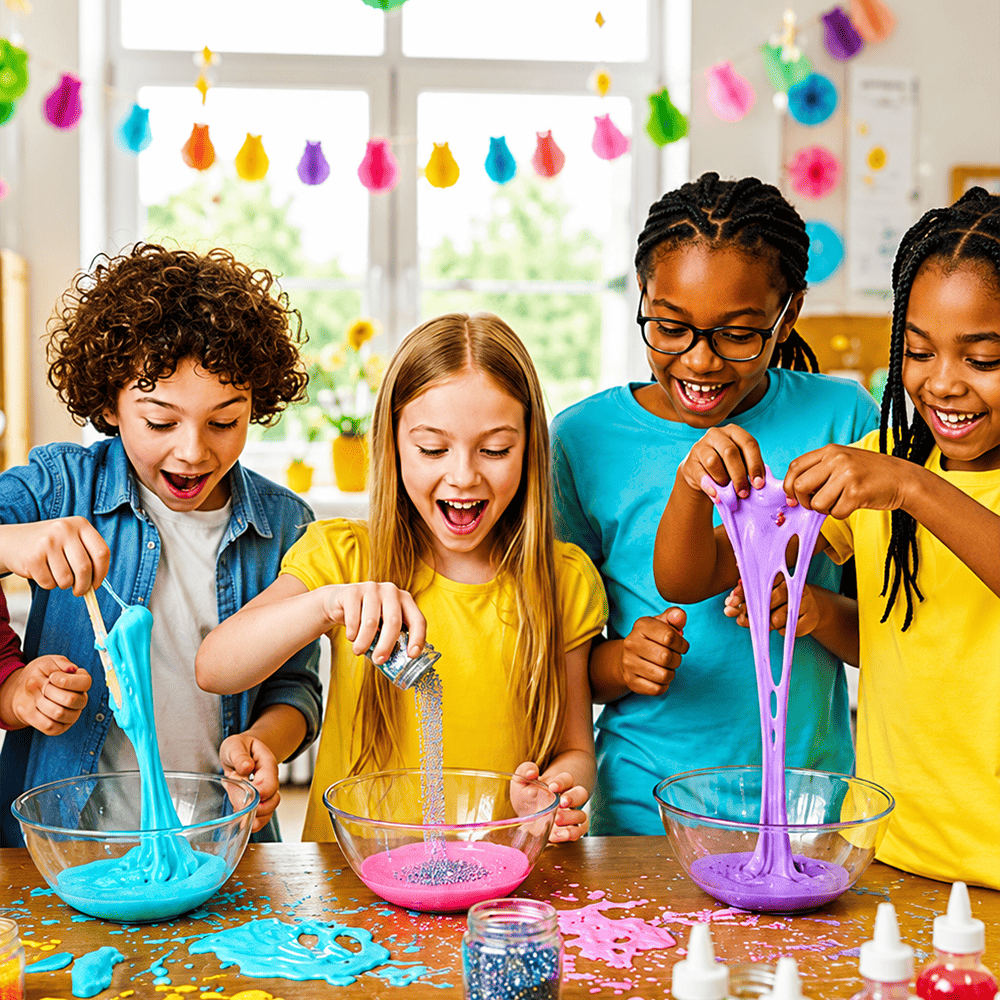 Pop-up slime event fun