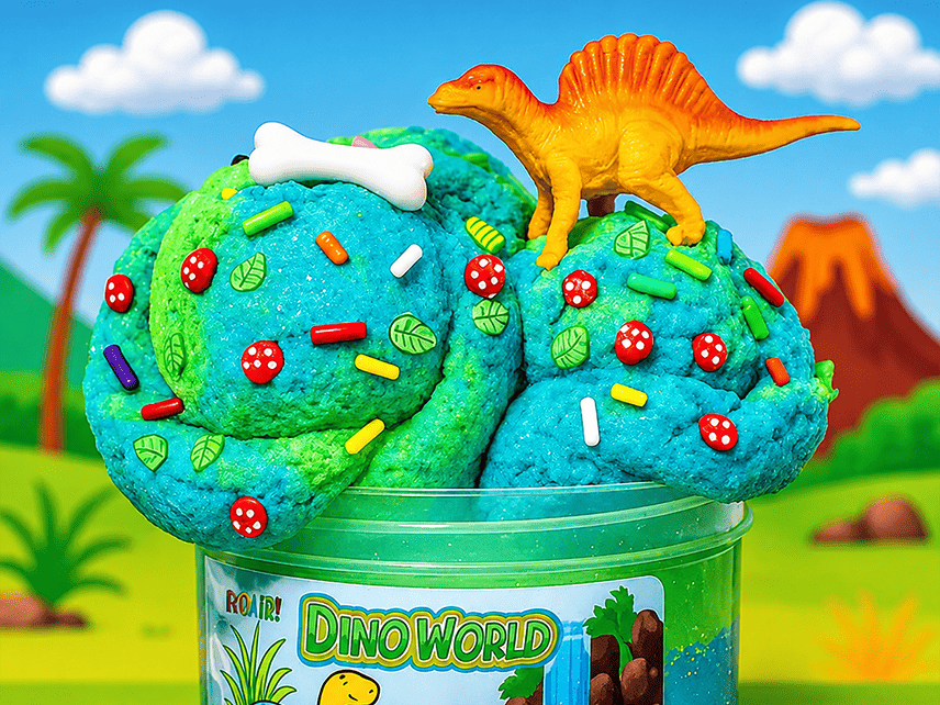 Dino World green slime adventure