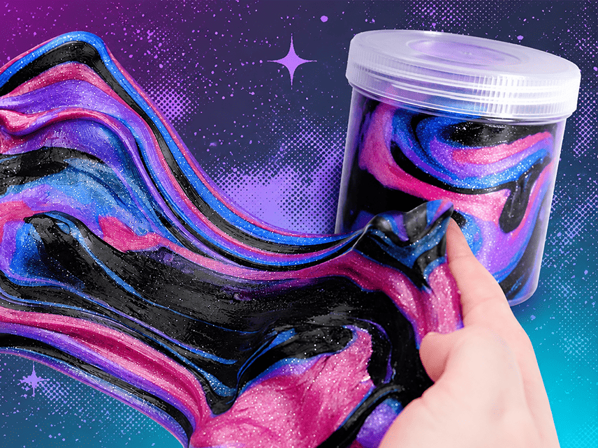 Galaxy World cosmic slime creation